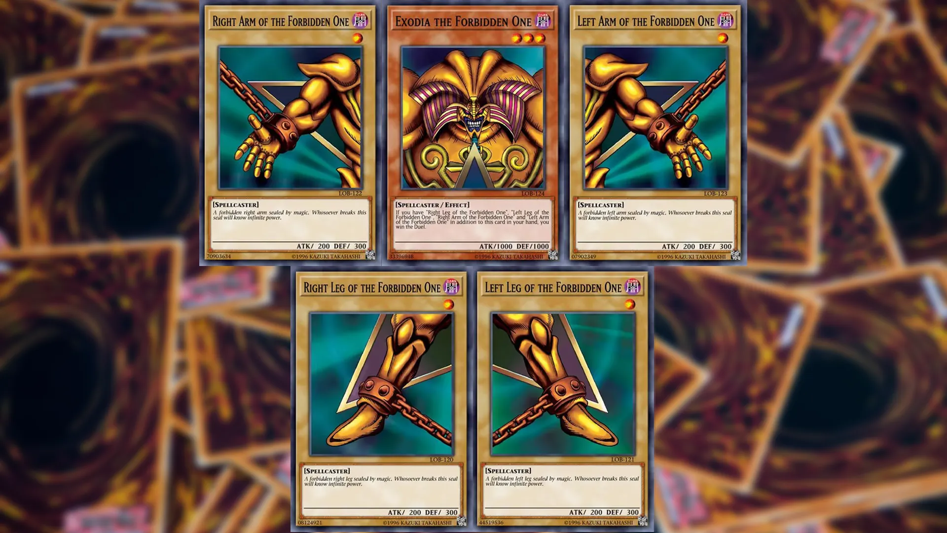 Exodia Yu Gi Oh Cards Assembled